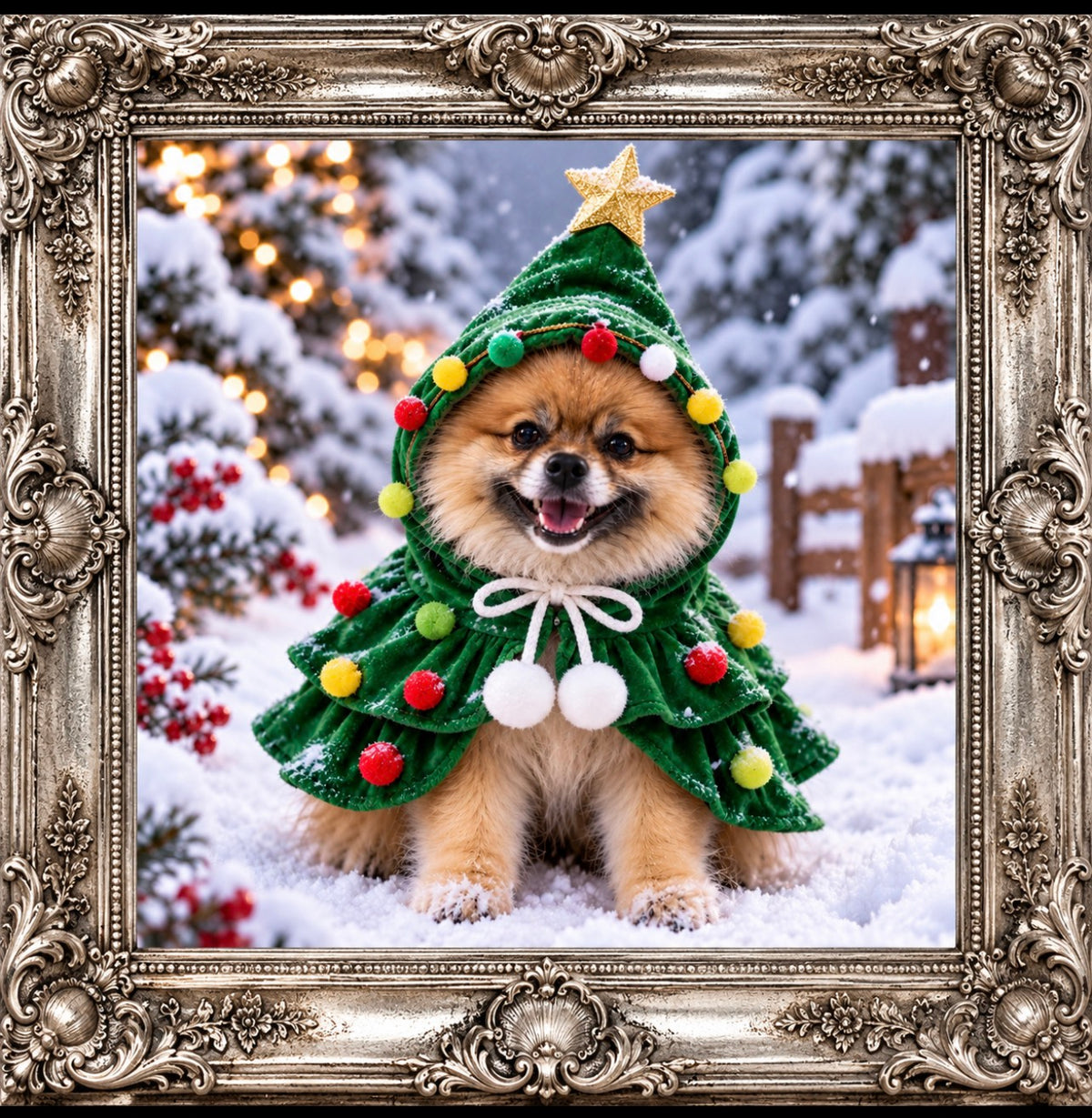 Oh Christmas Tree Pet Cloak
